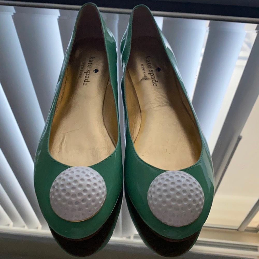 Brand new Kate spade golf ball flats